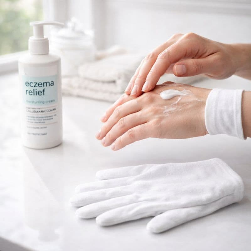 CareOvernight cotton gloves